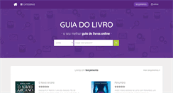 Desktop Screenshot of guiadolivro.com